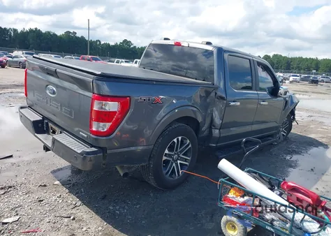 2022 Ford F-150 Xl z USA, uszkodzony, nr VIN 1FTEW1CP1NFB62095